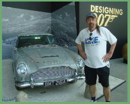 Rick McLaren at the Designing James Bond expo